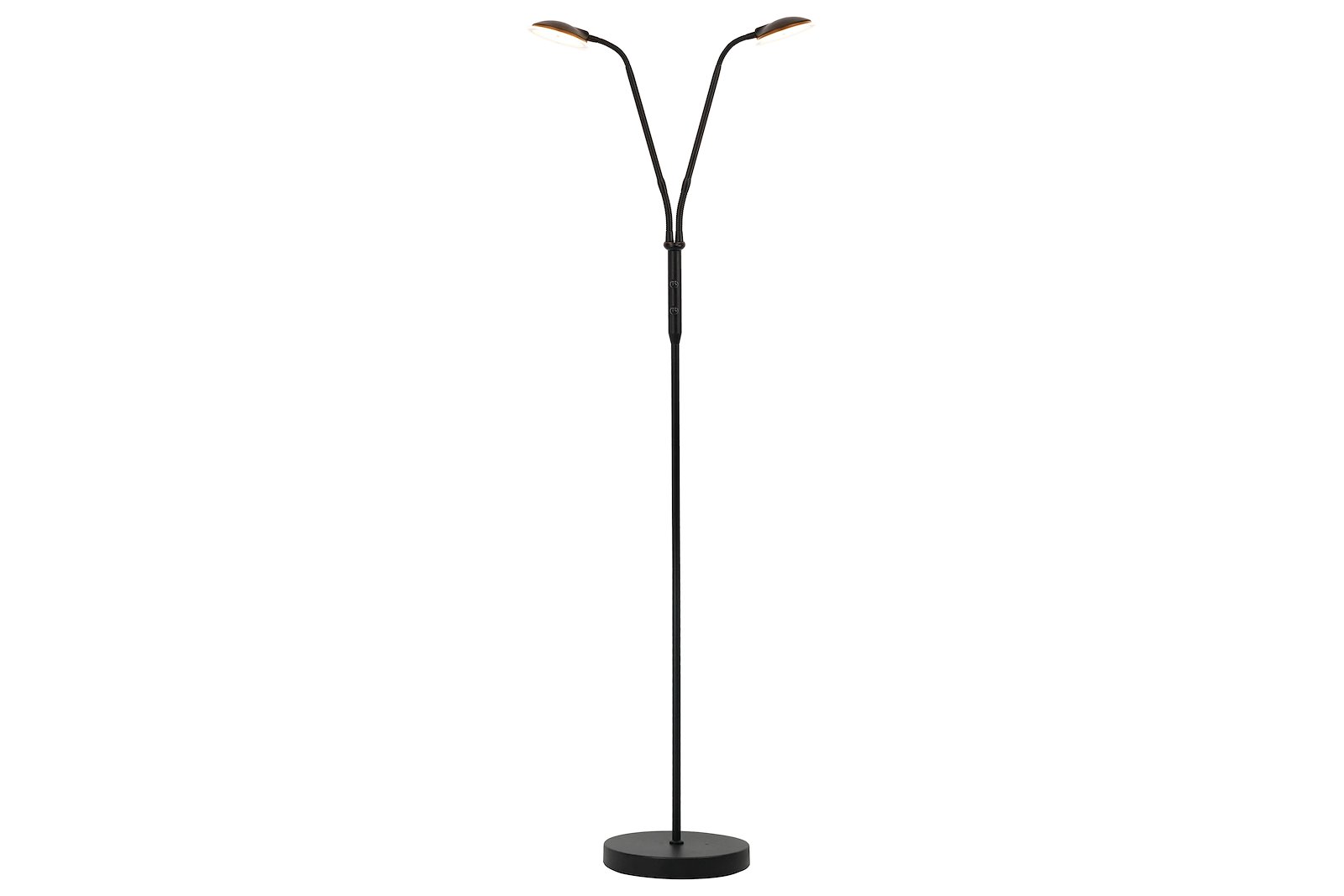 Cuba duo leselampe sort M/2dimmere LED 5W 2700L, Energiklasse F