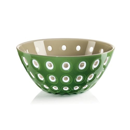 Saladier vert et beige 20 cm guzzini