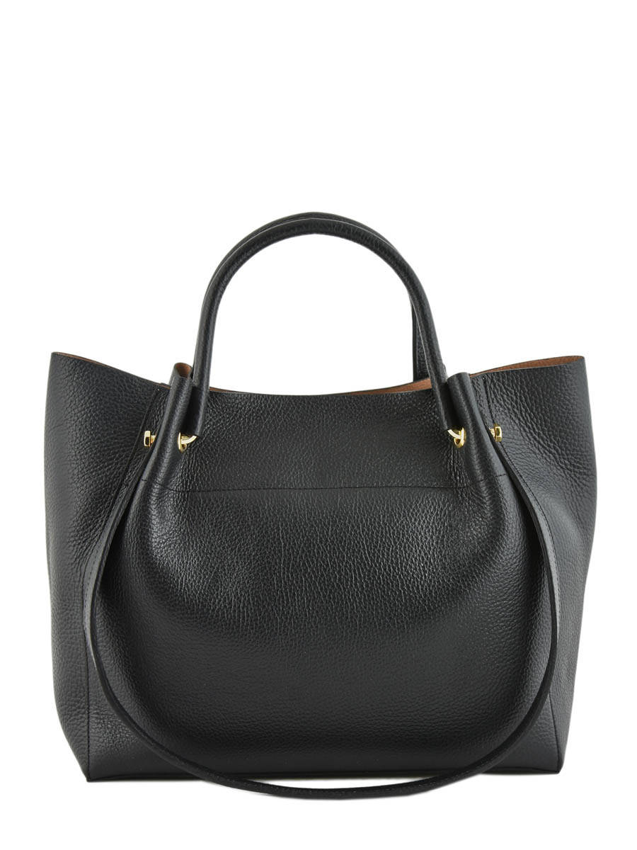 Sac shopping Foulonne double cuir LANCASTER