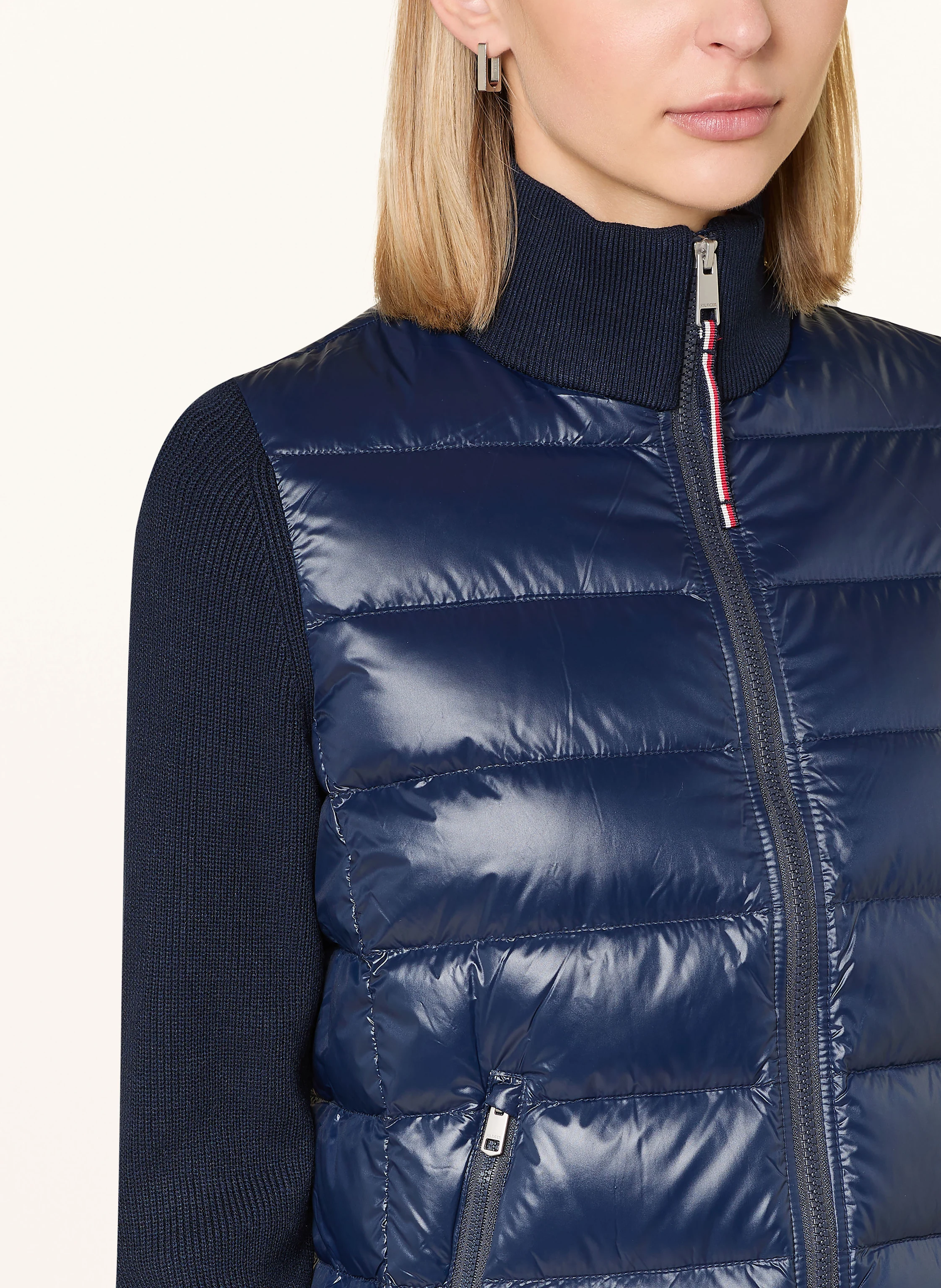 TOMMY HILFIGER Daunenjacke im Materialmix