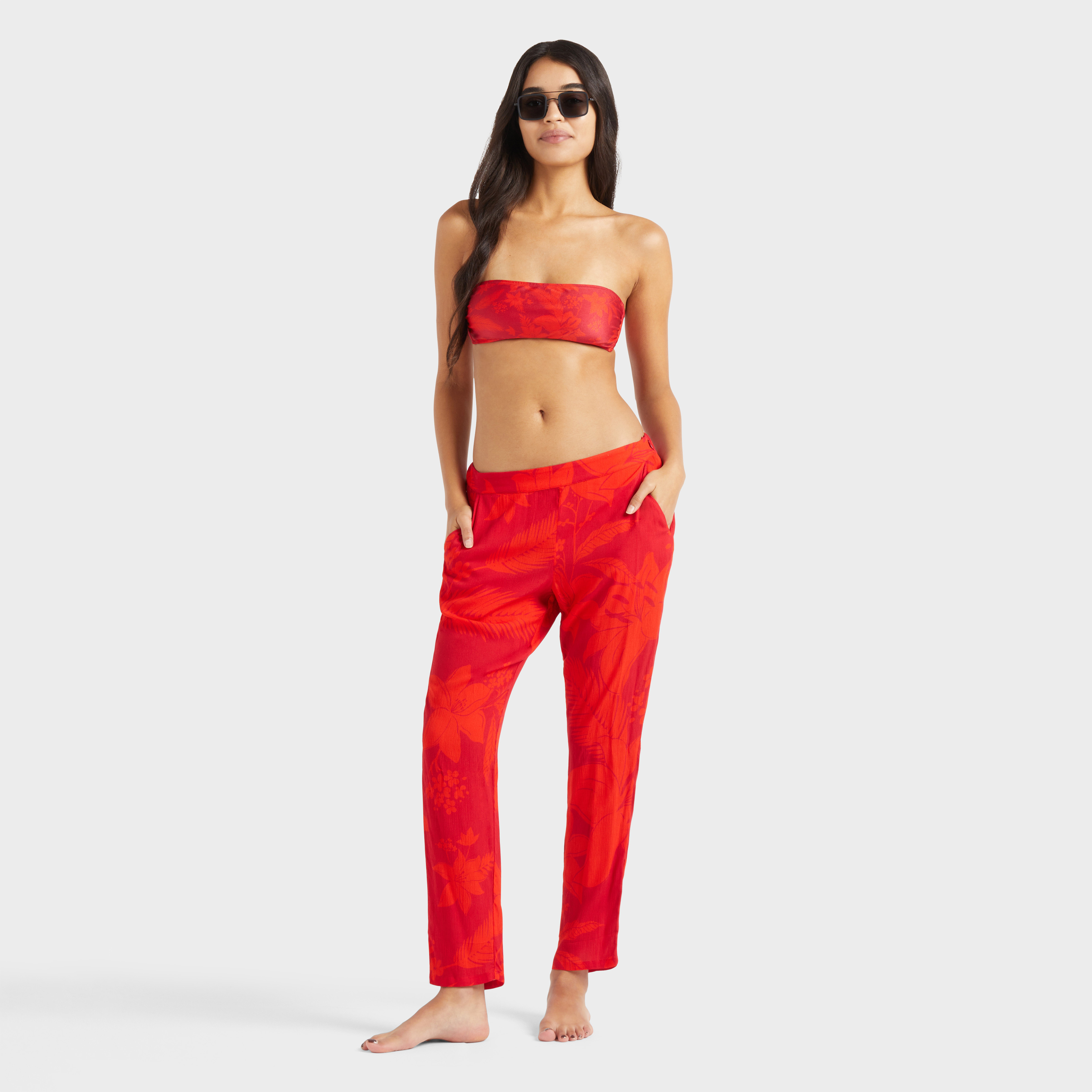 Haut de maillot de bain brassière femme Flower Power