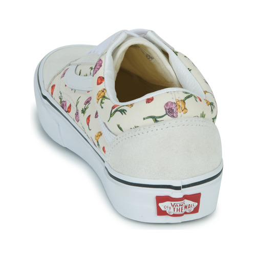 Vans - OLD SKOOL FLORAL - Blanc