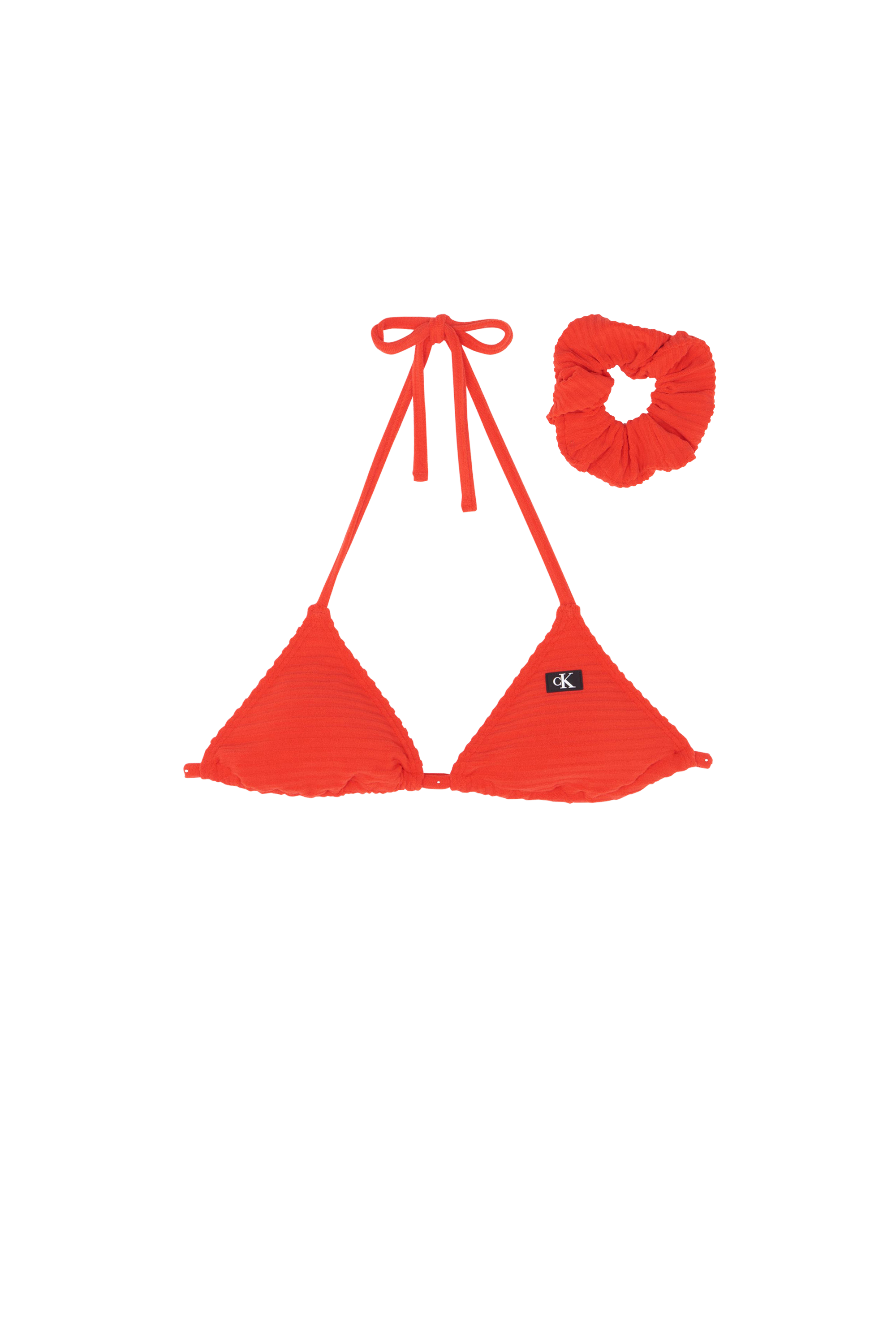 CALVIN KLEIN UNDERWEAR Haut de maillot  TRIANGLE-RP Rouge