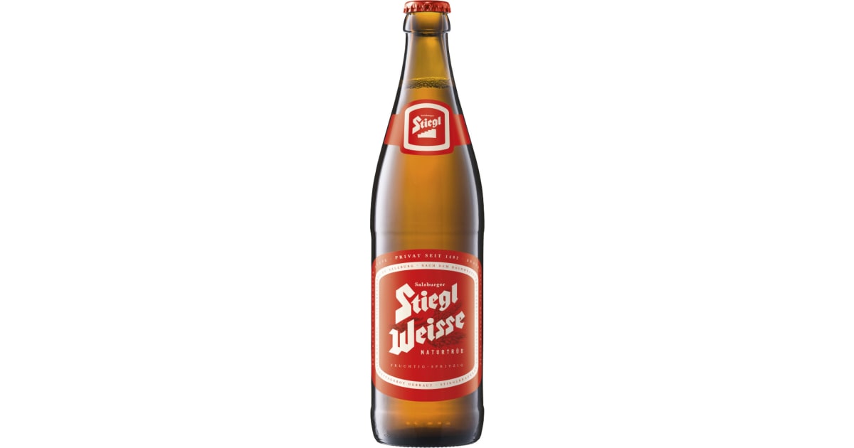 Stiegl Weiße naturtrüb 0,5 Liter (Mehrweg)