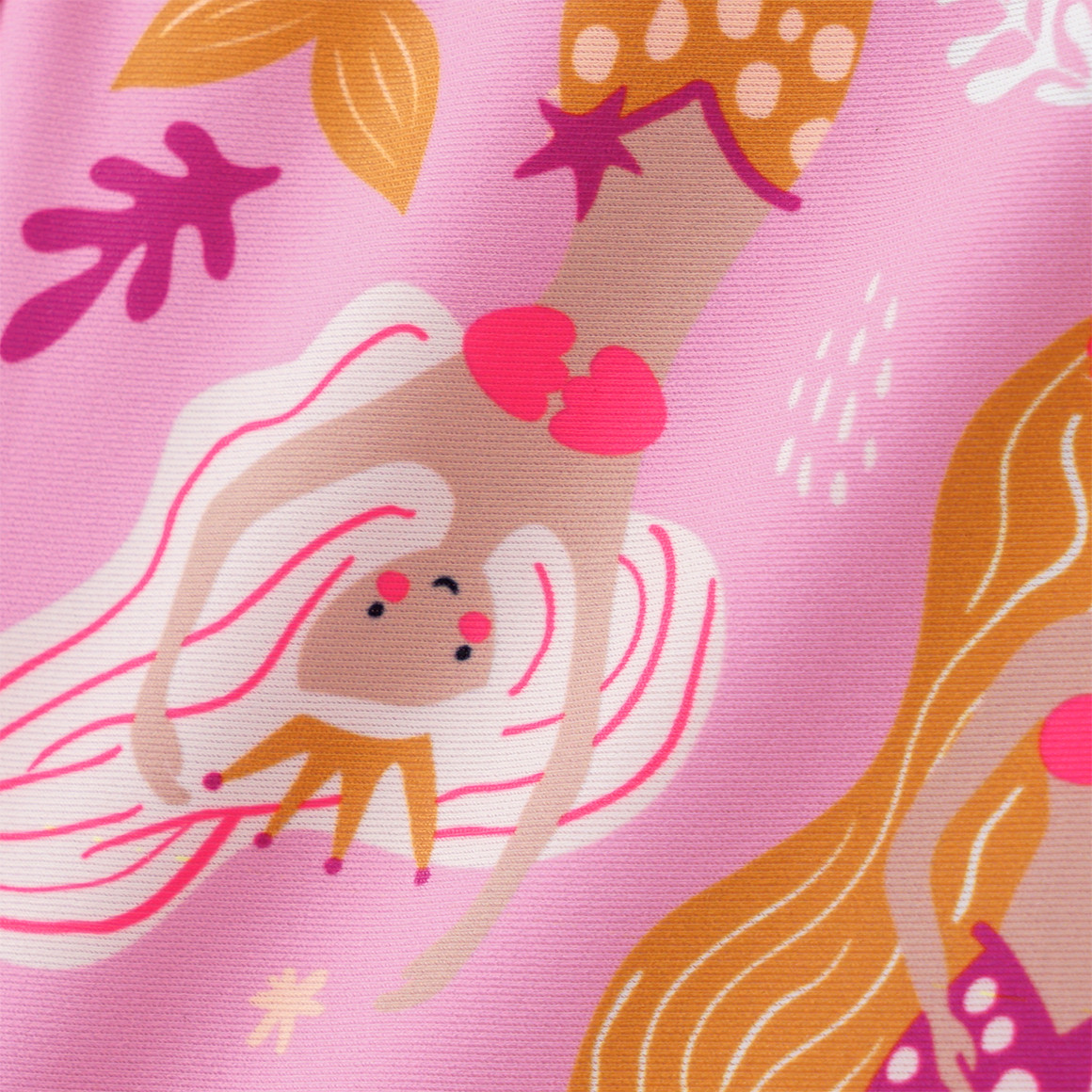 Topolino Mädchen Badeanzug mit Allover-Print rosa