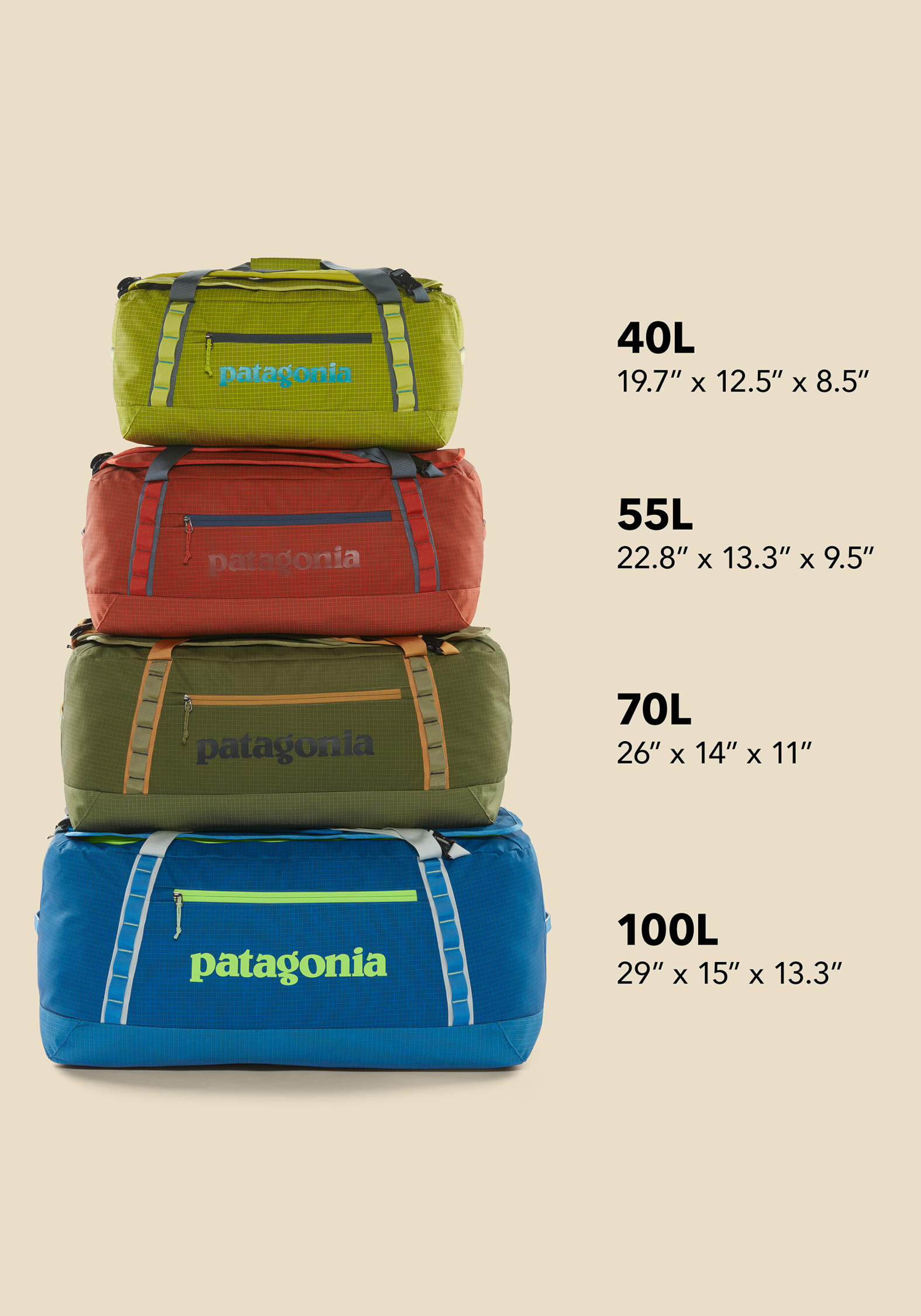 Patagonia Duffel Bag Black Hole Duffel 55L Smolder Blue