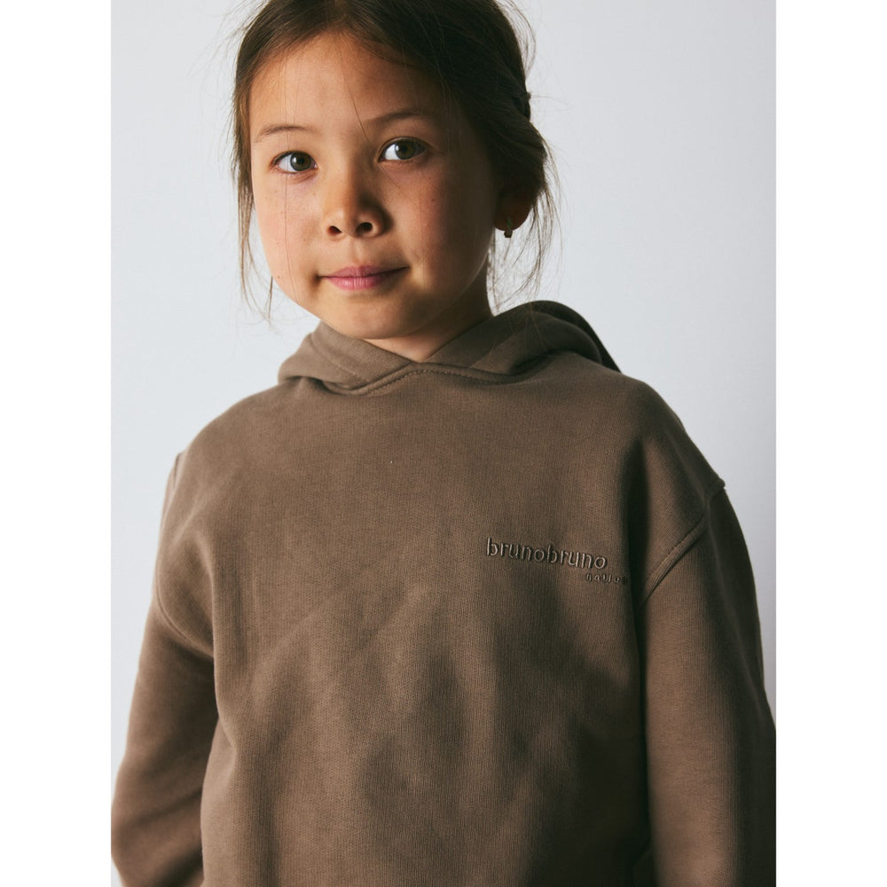 Køb brunobruno nation Walnut Brown Nicolaj Hættetrøje