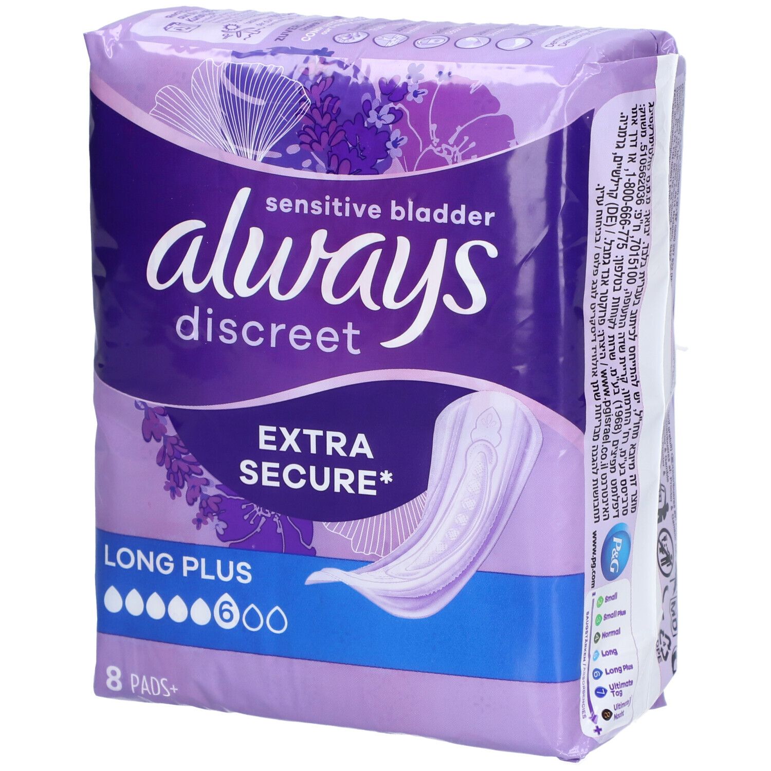 always discreet Inkontinenz Einlagen+ long plus