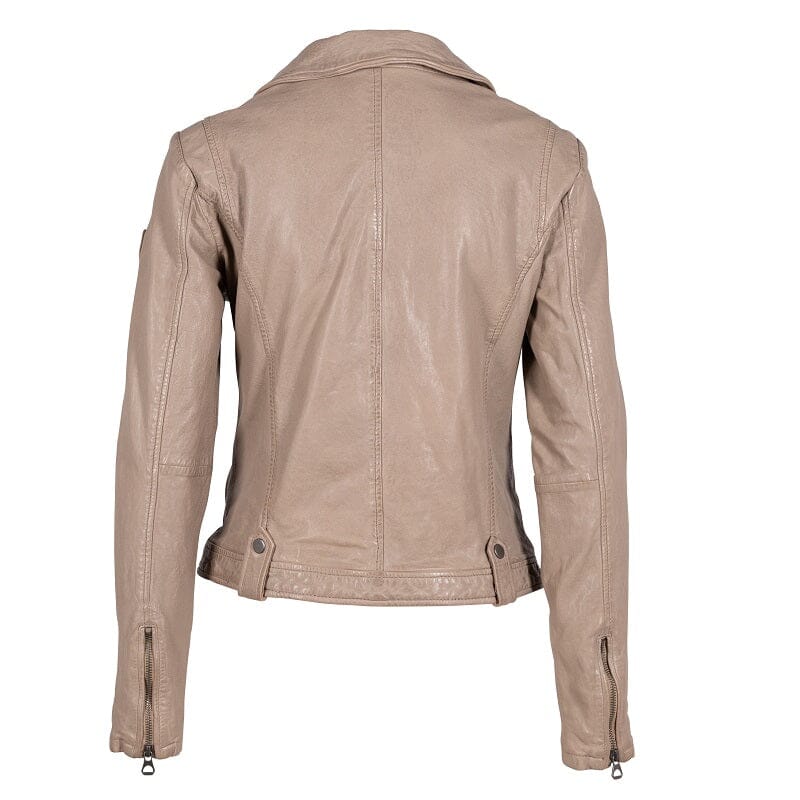 Gypsy beige leren jas Hazil bikerjack