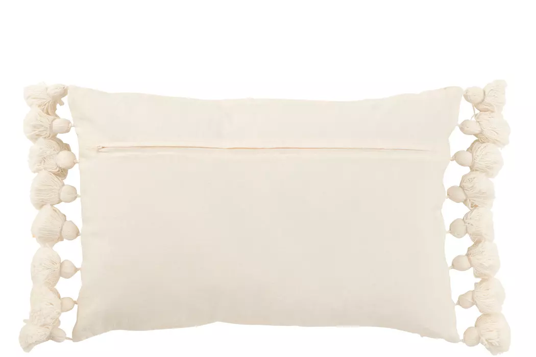 Kissen Quasten 59 x 38 cm