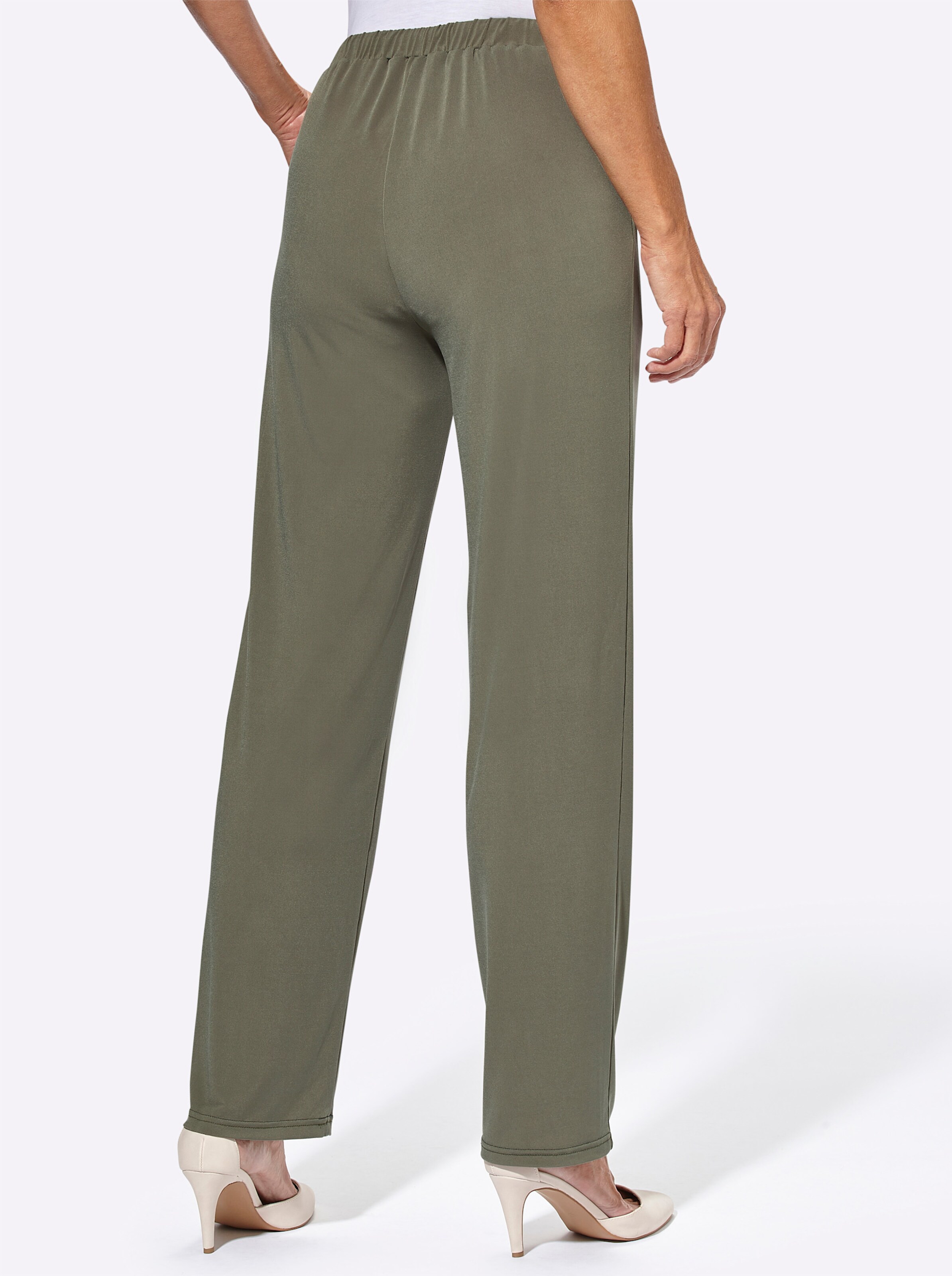 Jerseyhose in khaki