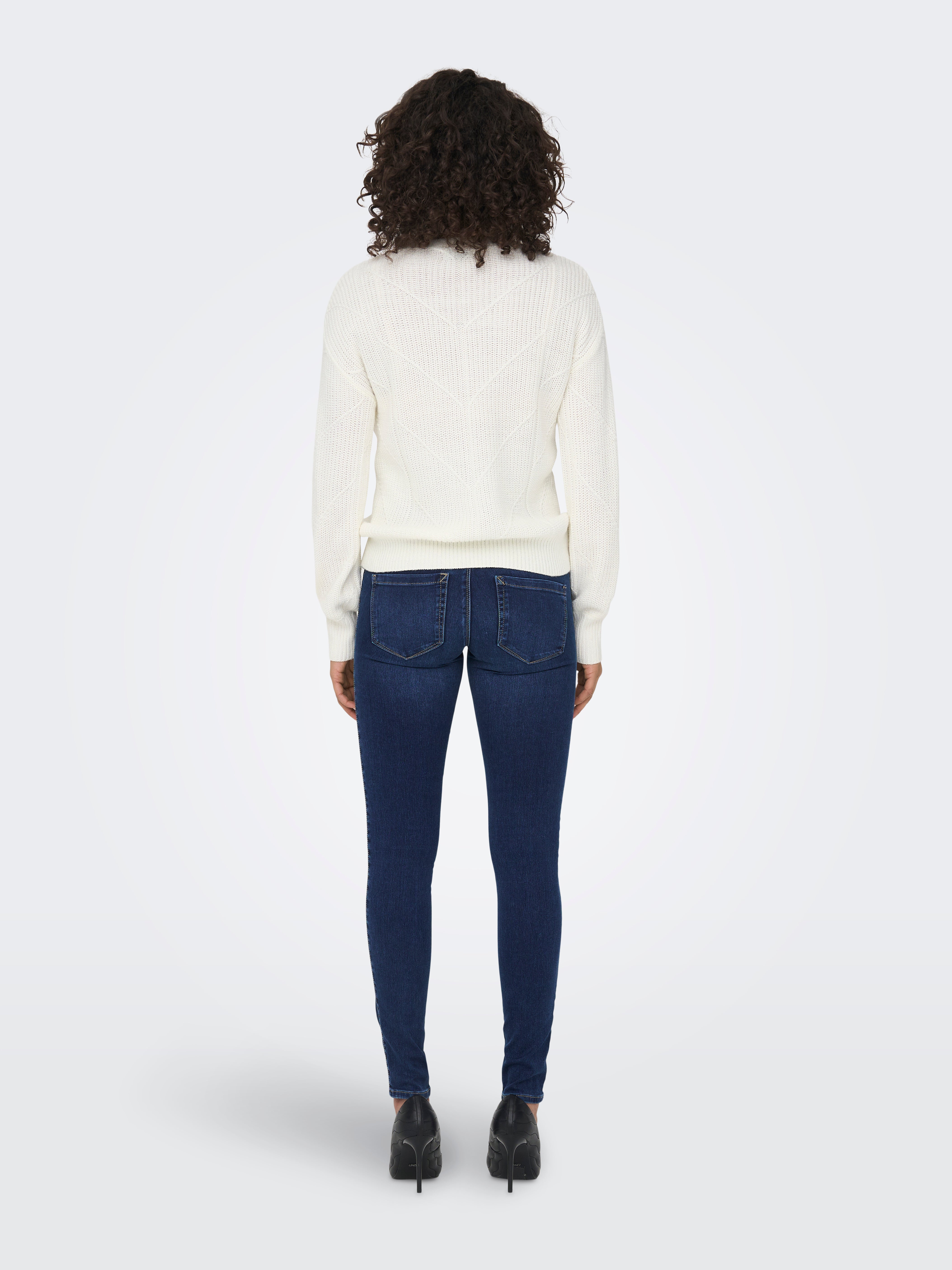 OLMROYAL Skinny Fit Jeans Medium Blue Denim