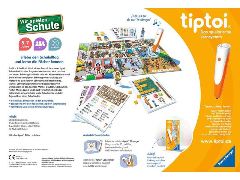 tiptoi Spiel Wir spielen Schule Interaktives Eintauchen in den Schulalltag