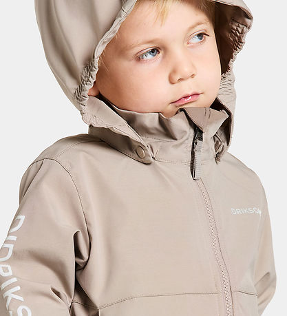 Didriksons Sommerjacke - Himbeere - Strandbeige