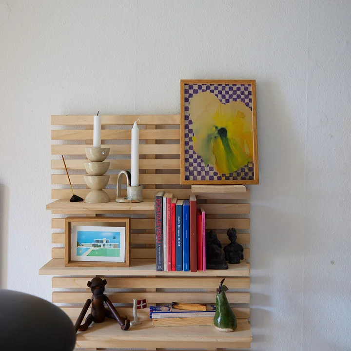 Paper Collective - Flower with Checks 02 Poster, 70 x 100 cm