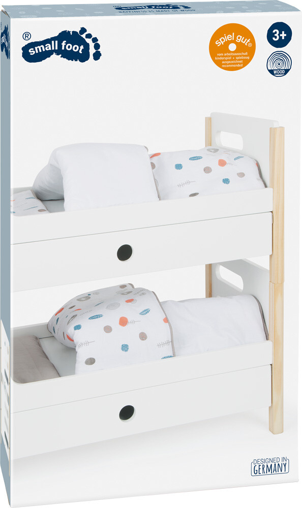 Dukke Køjeseng I Træ - Hvid - Small Foot