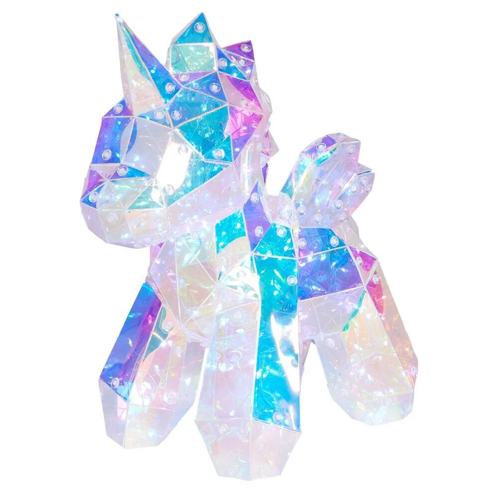 Licorne holographique lumineux 150LED