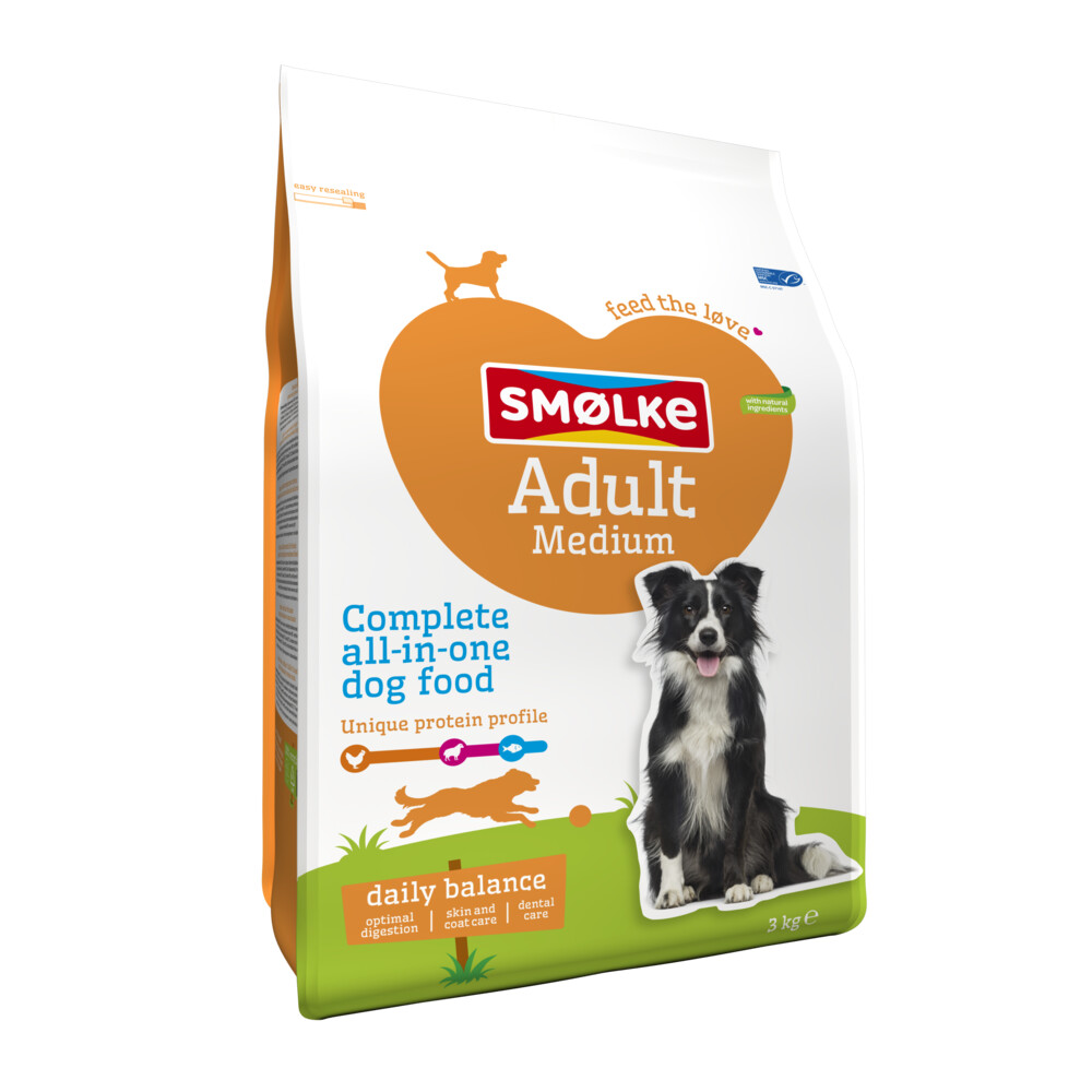 Smolke Hondenvoer Adult Medium3 kg