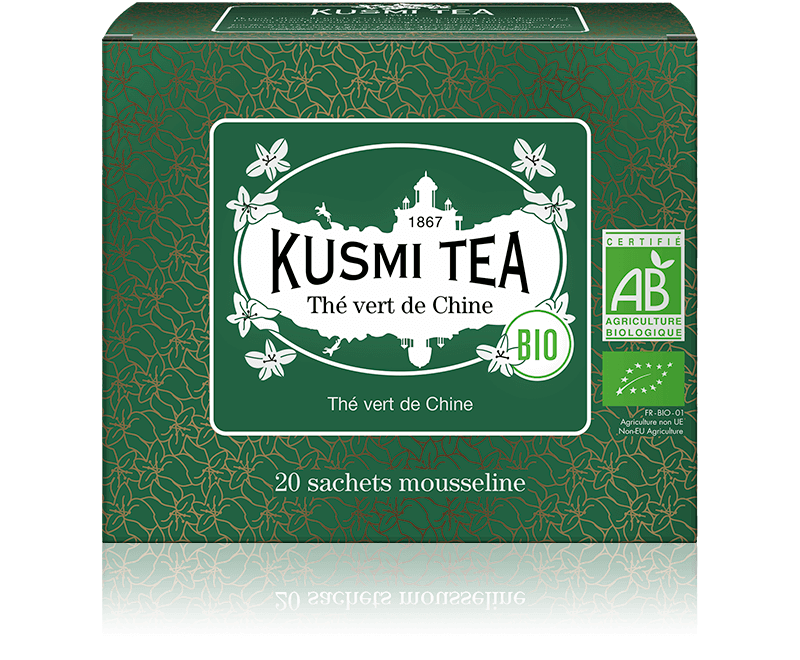 Thé vert de Chine-Thé vert bio nature 20 sachets