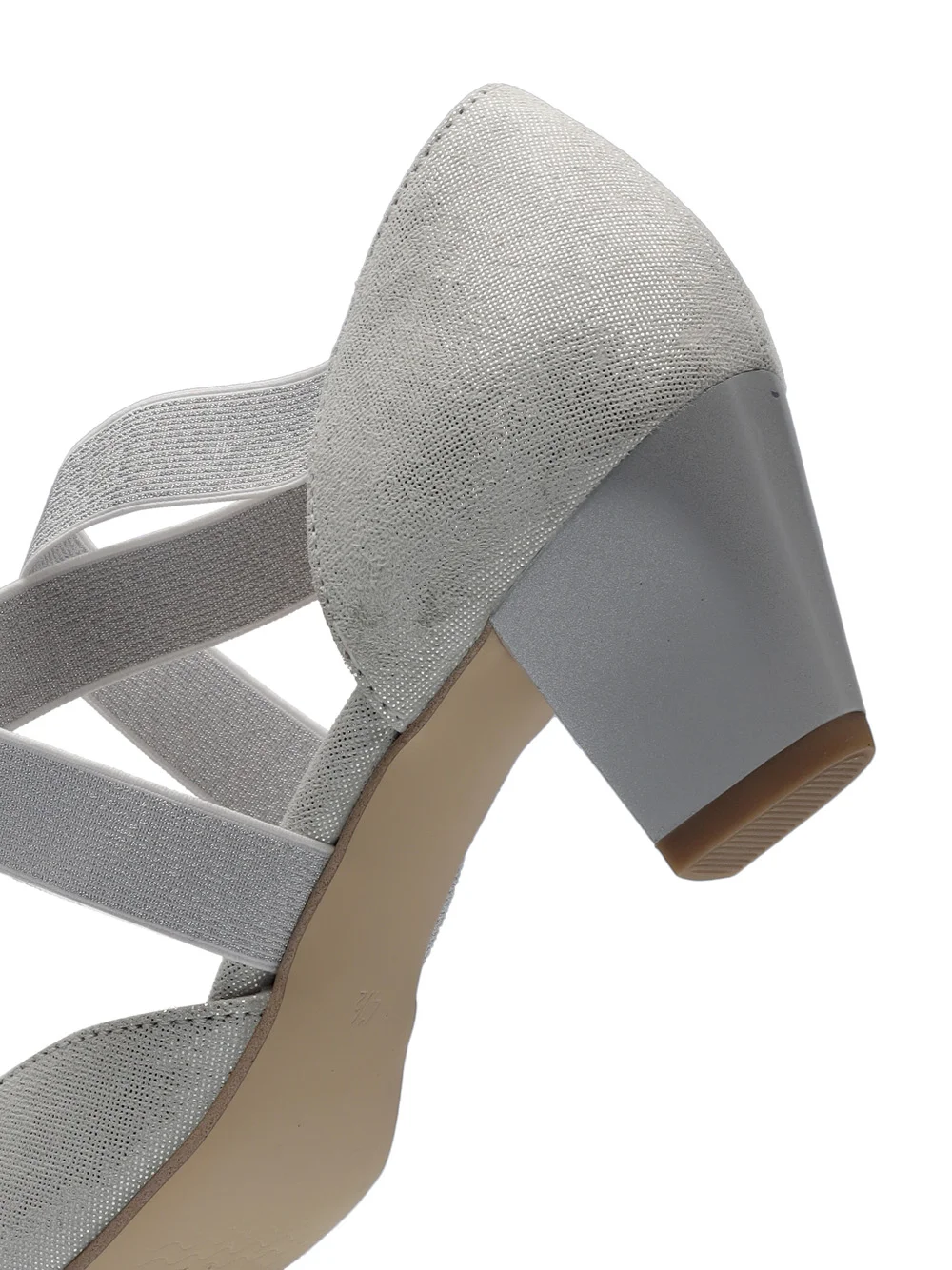 Pumps Toulouse weiß-grau