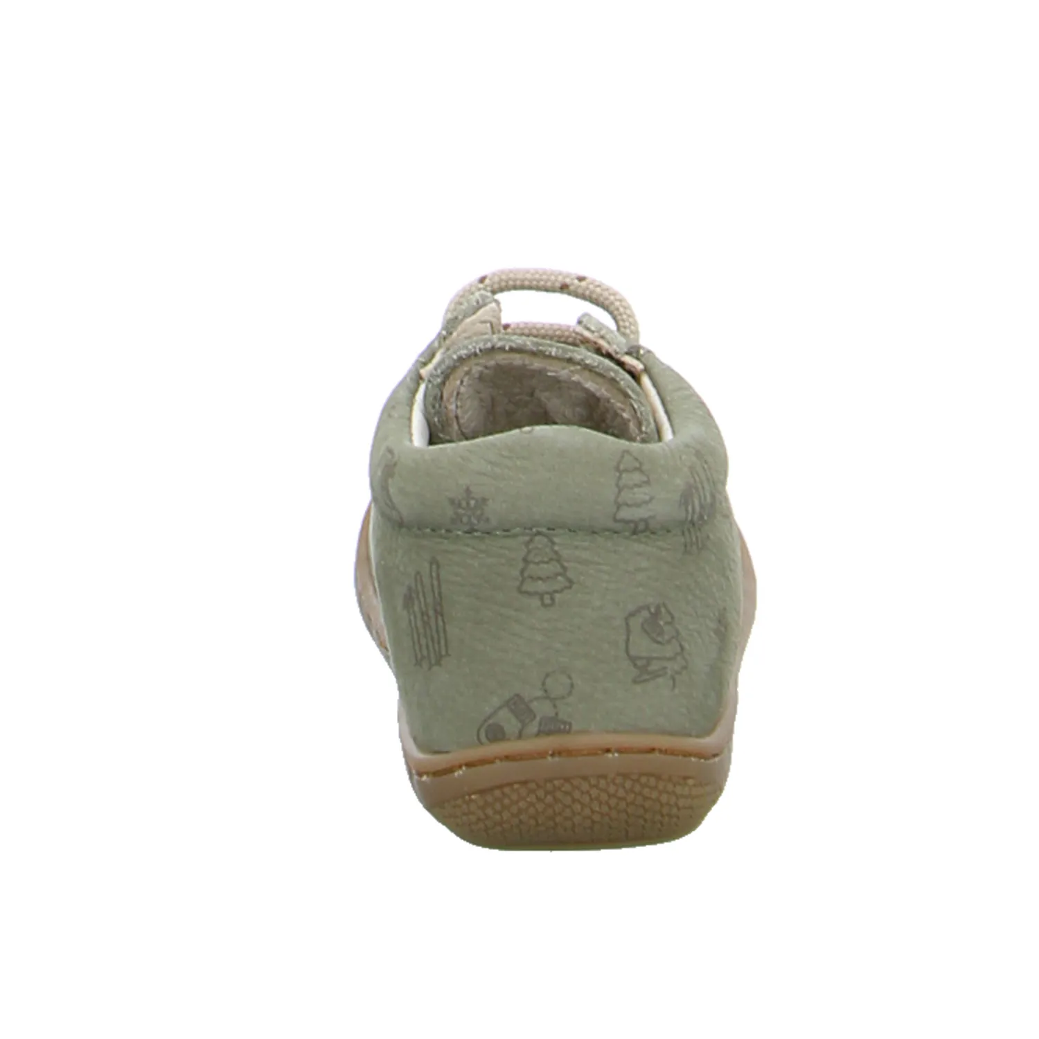 NATURINO Lauflernschuh Grün Leder  unisex Bottine