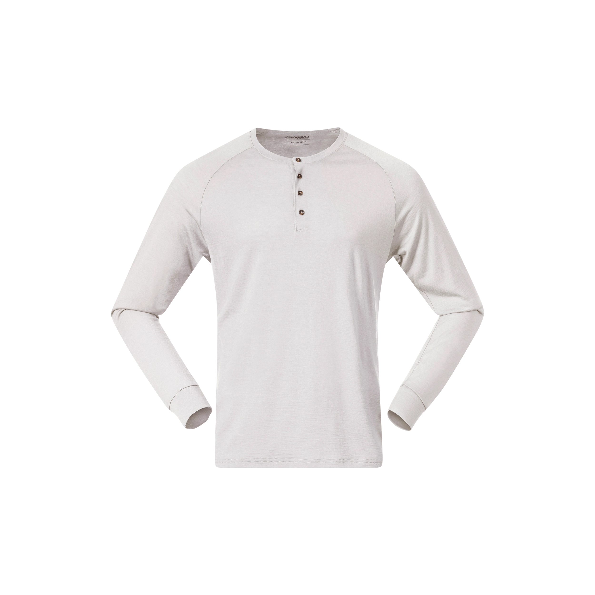 Lysebu Wool Henley Men Vanilla White