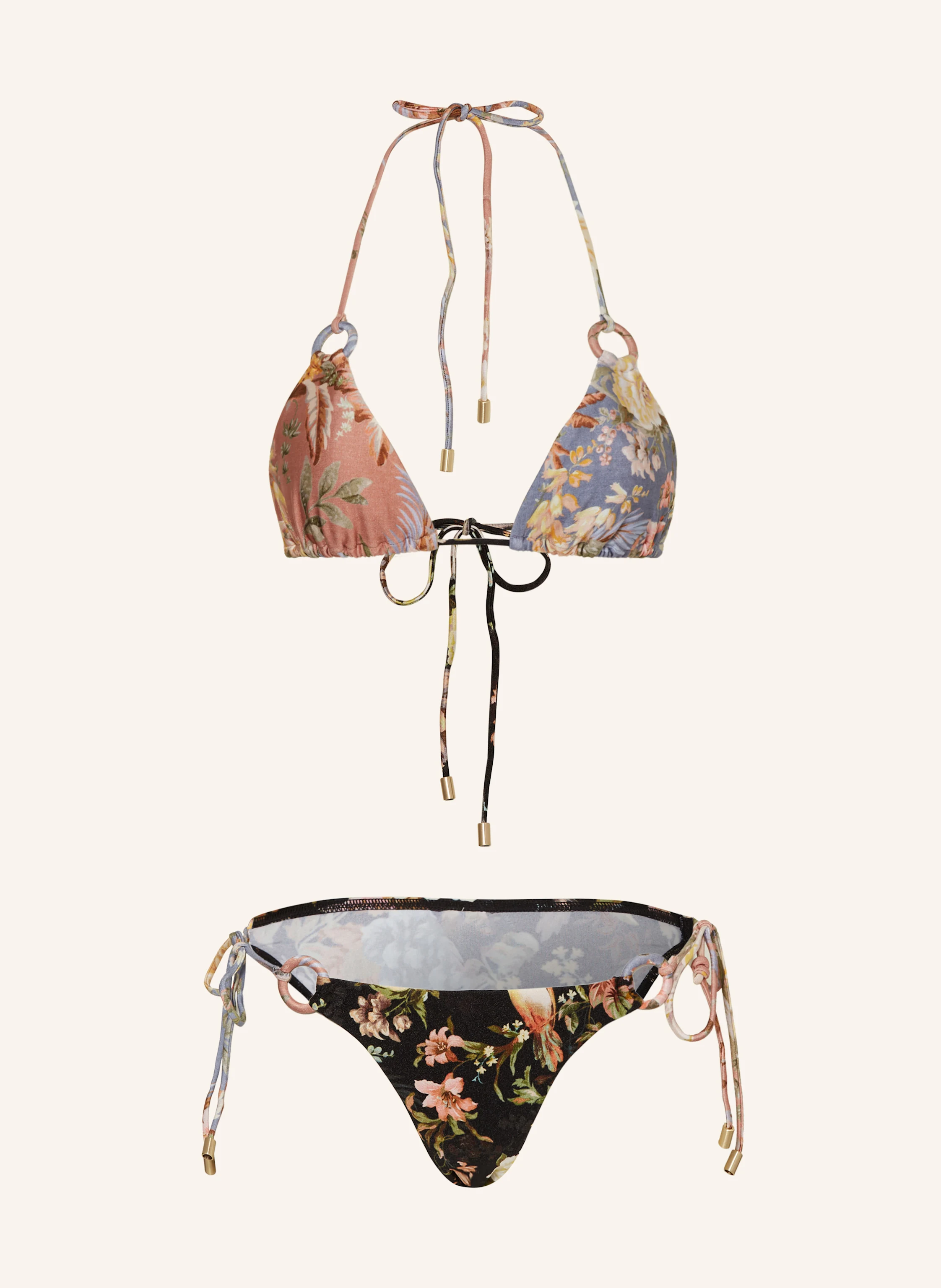 ZIMMERMANN Triangel-Bikini TALLOW