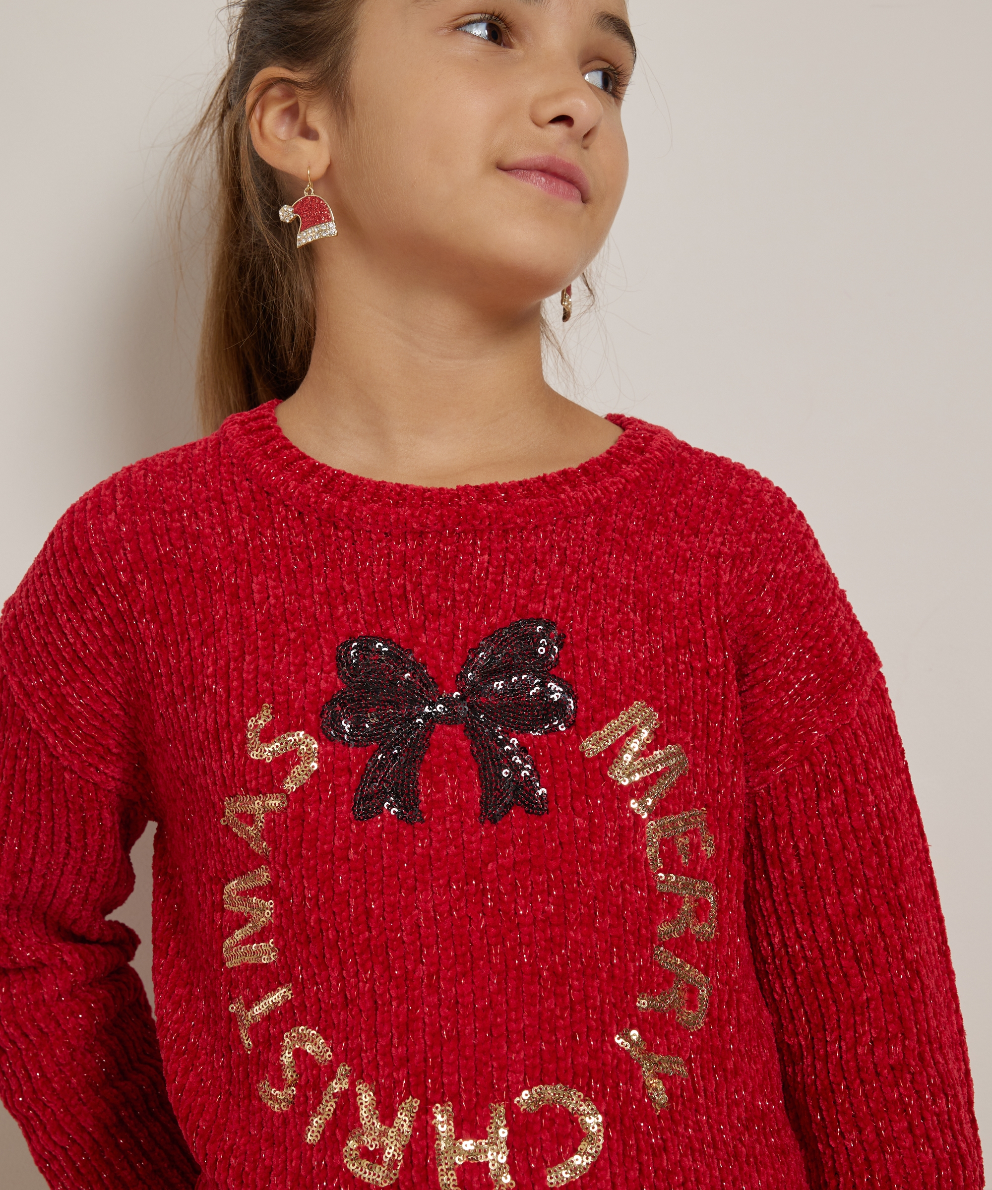 trui met kerstprint