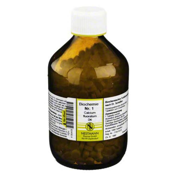 Biochemie 1 Calcium fluoratum D 6 Tabletten, 1000 St