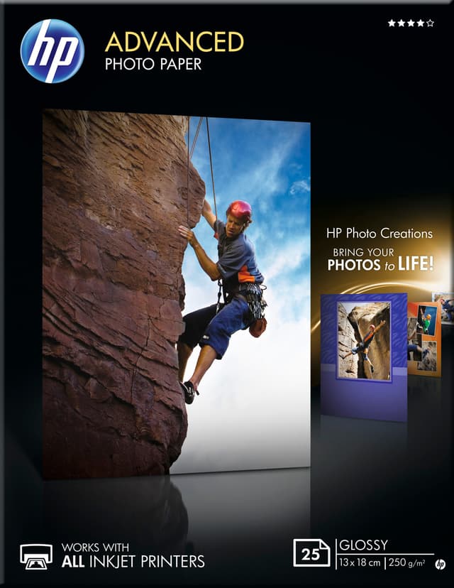 HP Advanced fotopapir Glossy 13 x 18 cm