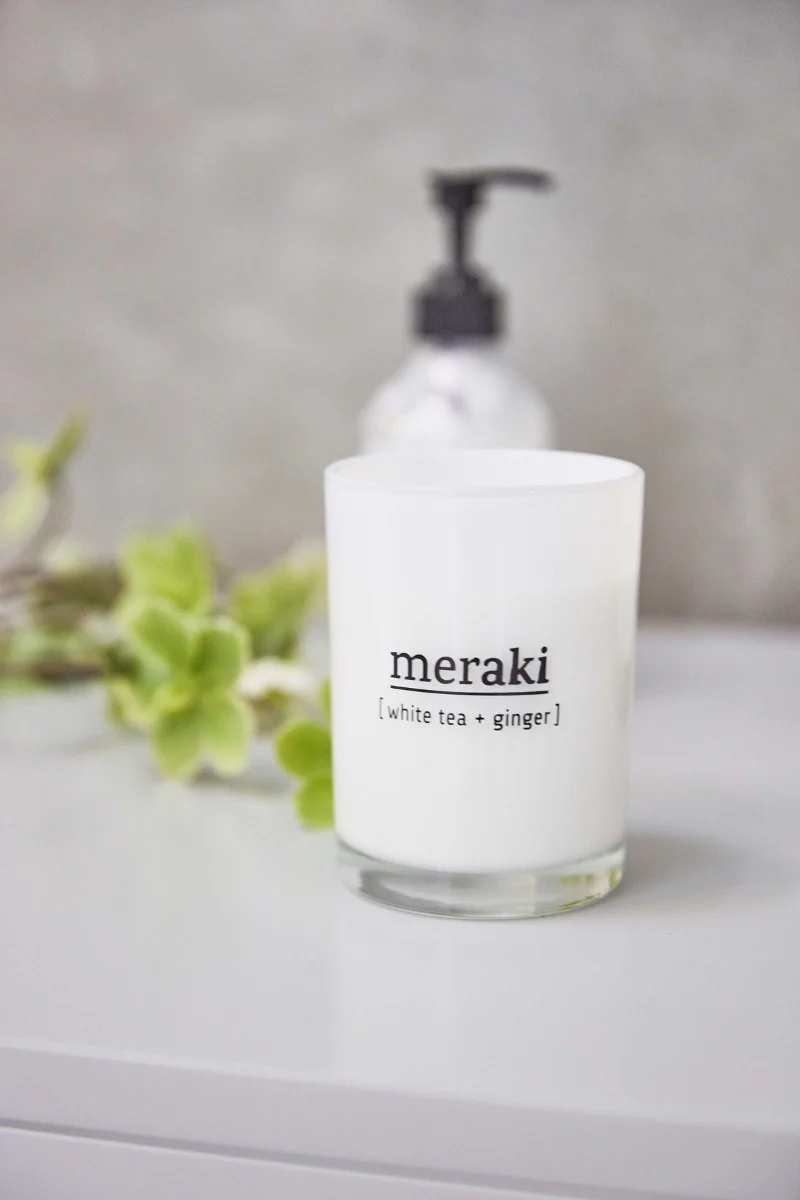 Meraki  Duftlys - White tea & ginger