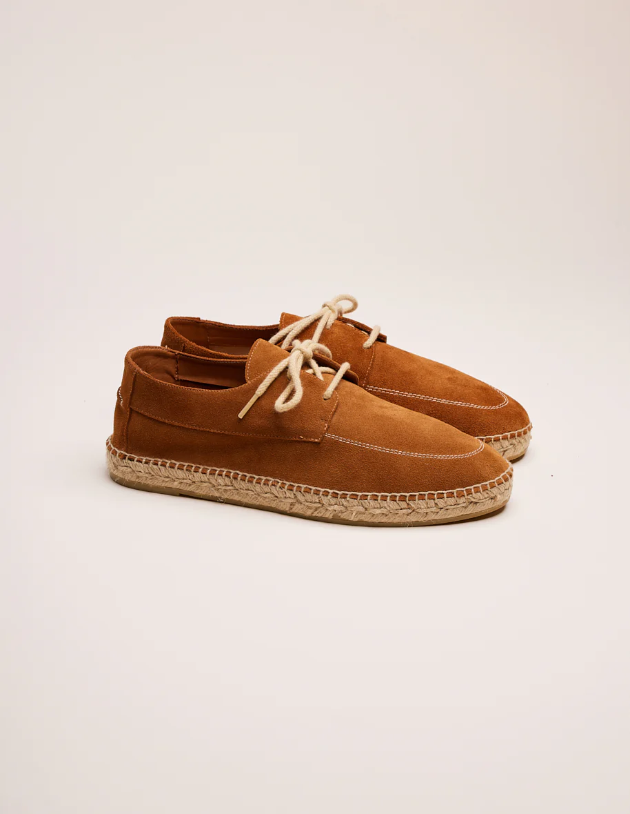 Espadrilles Charles - Suède cognac