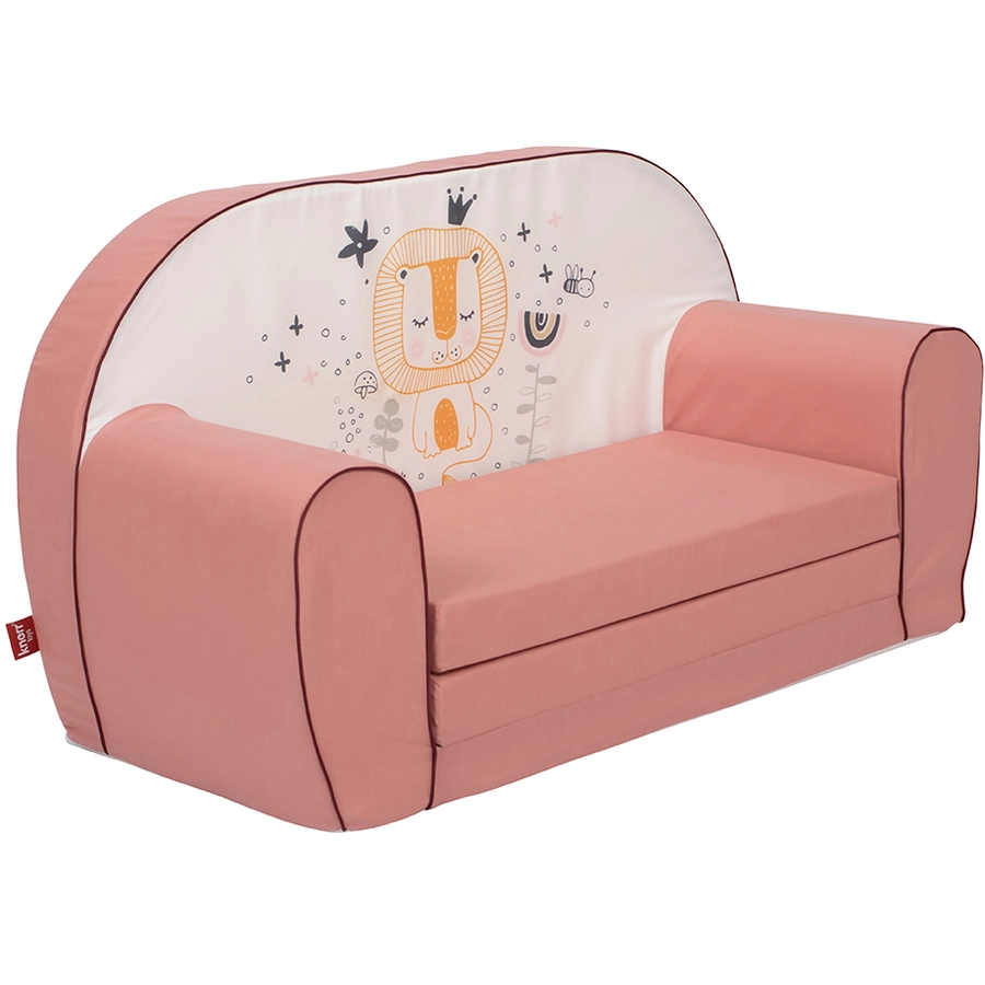 knorr toys® Kindersofa - Löwe Leo rose