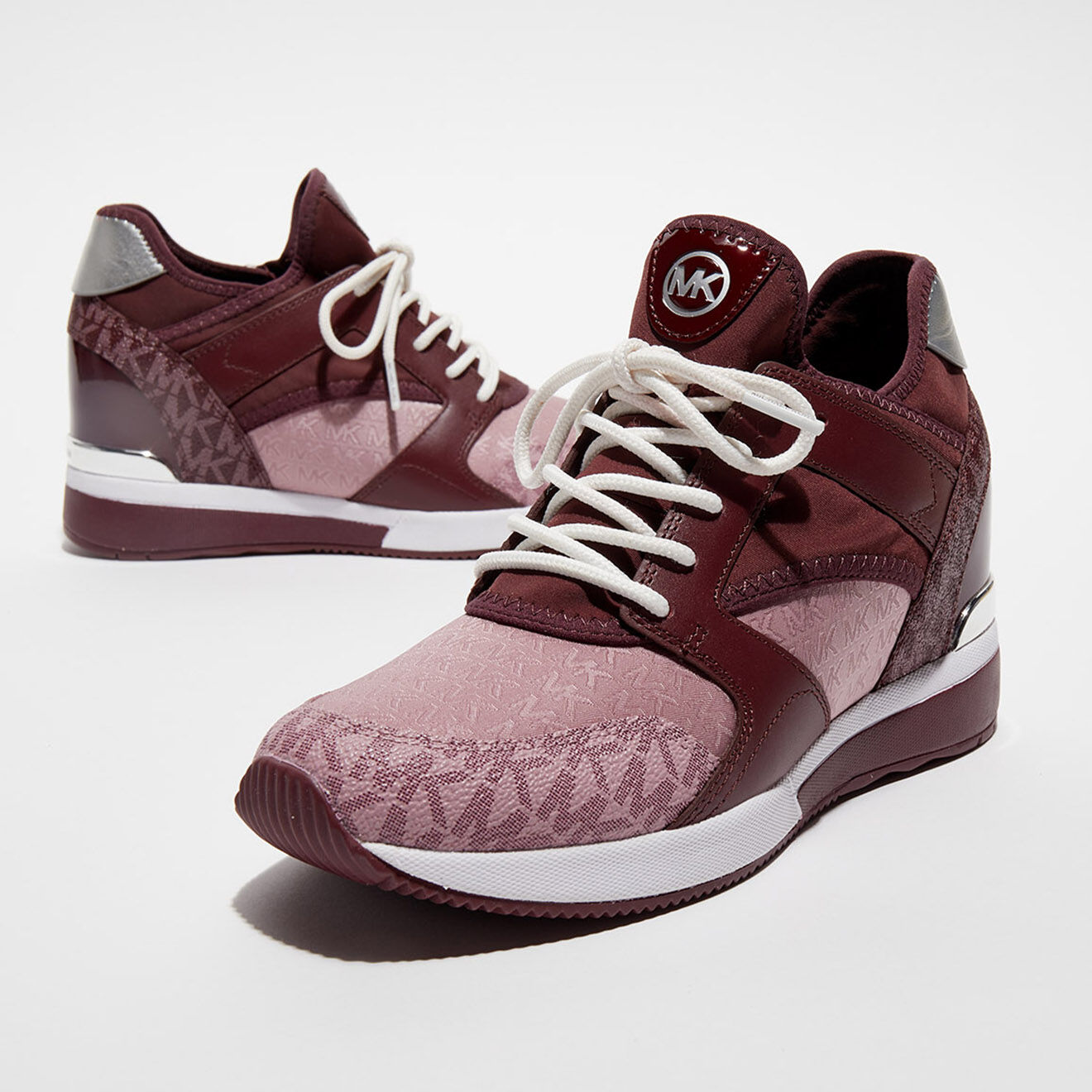 Michael Kors Chaussures Baskets compensées Maven bordeaux - Talon 7,5 cm
