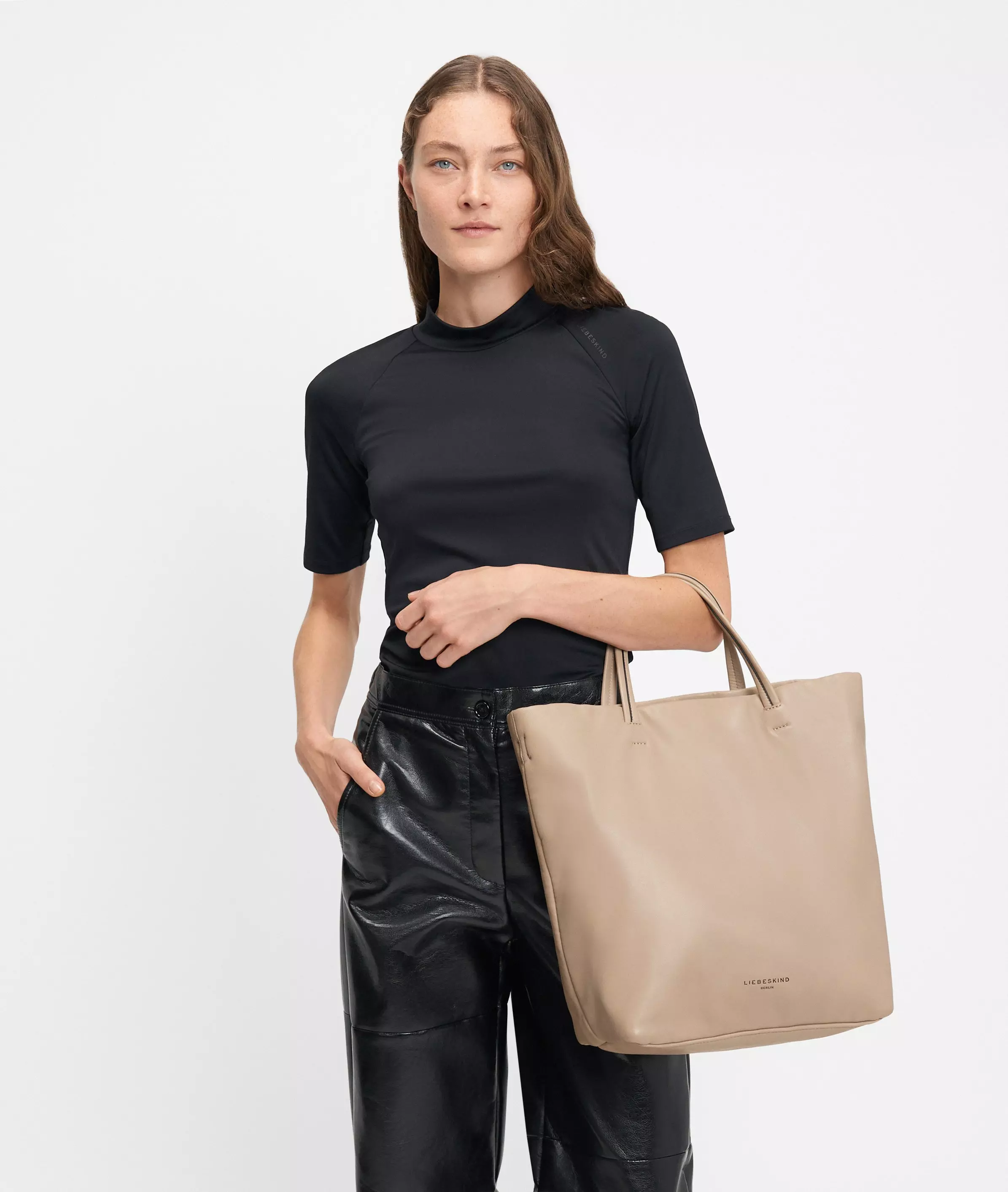 Tote Spacious shopper made from soft sheepskin
