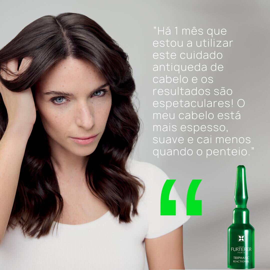 RENE FURTERER  Triphasic Reactional Cuidado 2 em 1 Antiqueda & Crescimento (12 doses) - 12un