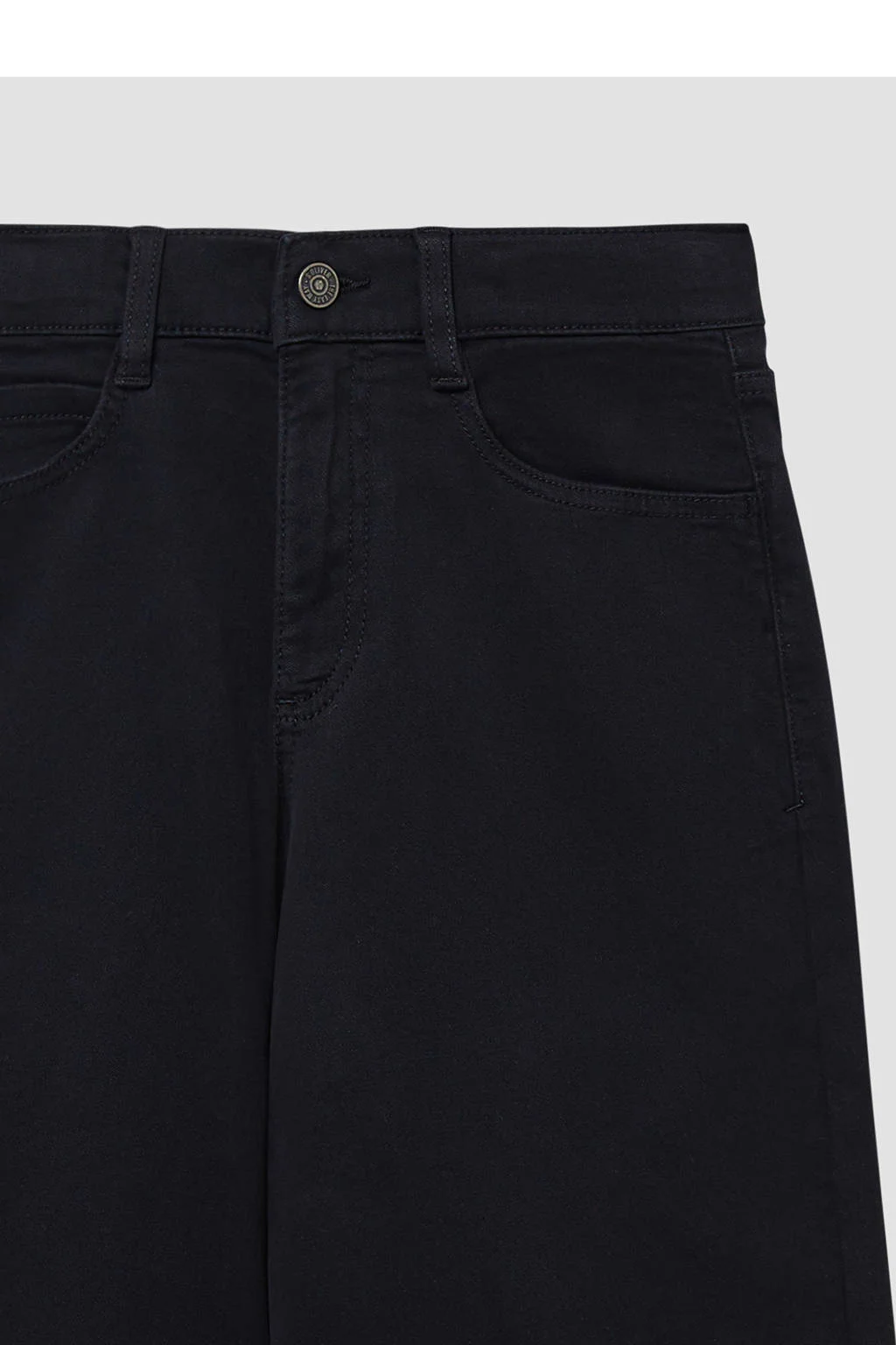 s.Oliver wide leg casual broek zwart