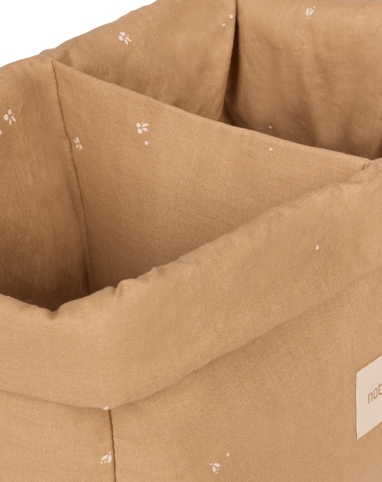 Panier de rangement à deux compartiments stories | Marron