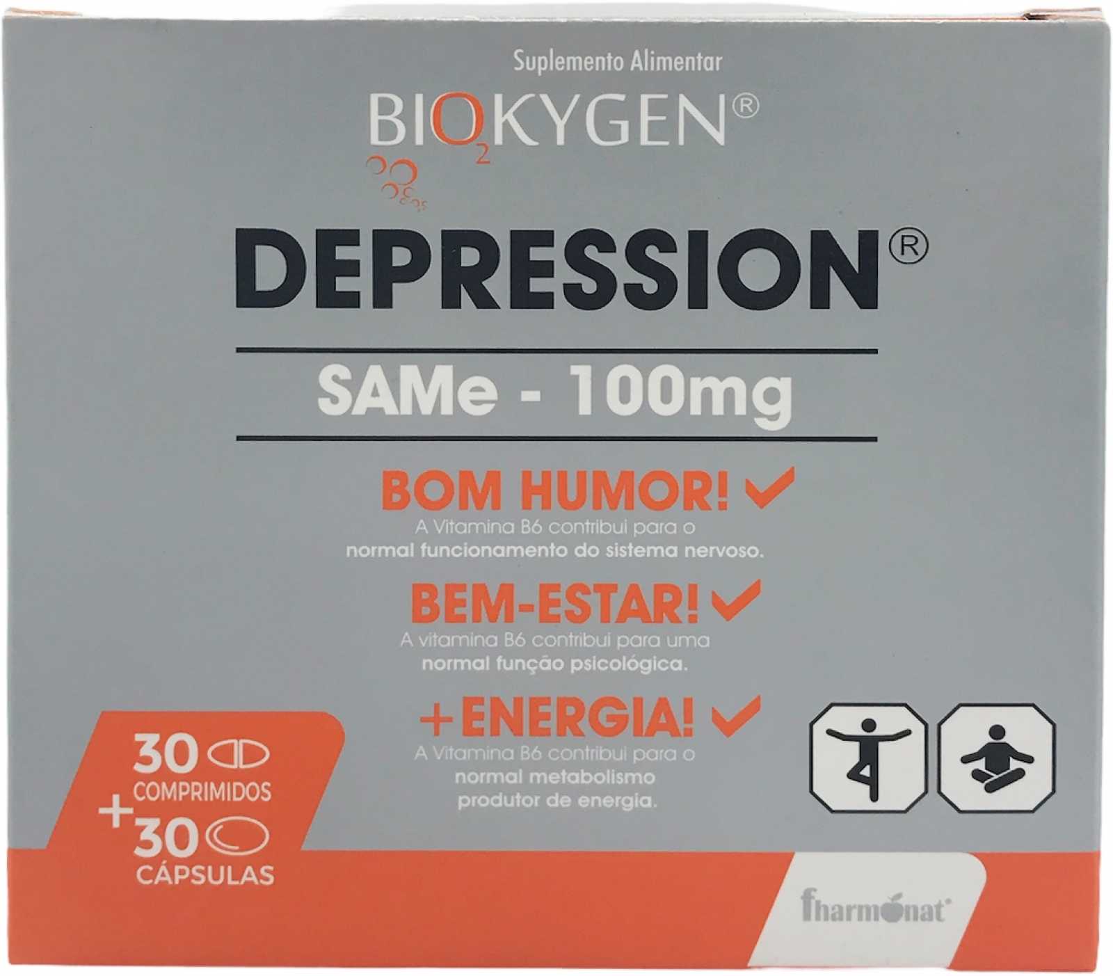 Fharmonat Biokygen Depressão 30 comprimidos + 30 cápsulas