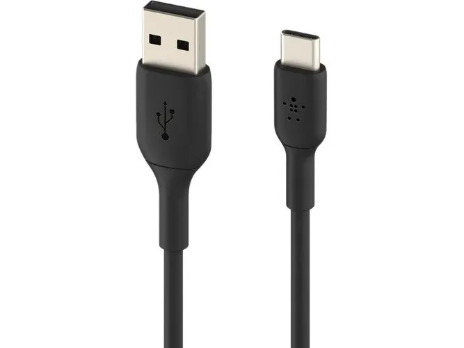 Belkin BoostCharge - USB-kabel - 24 pin USB-C (han) til USB (han) - 2 m - sort
