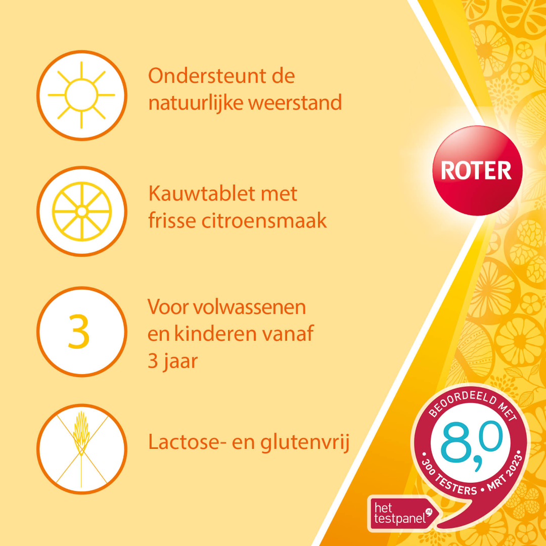 Roter Vitamine C 70 mg kauwtablet (400 tabletten)