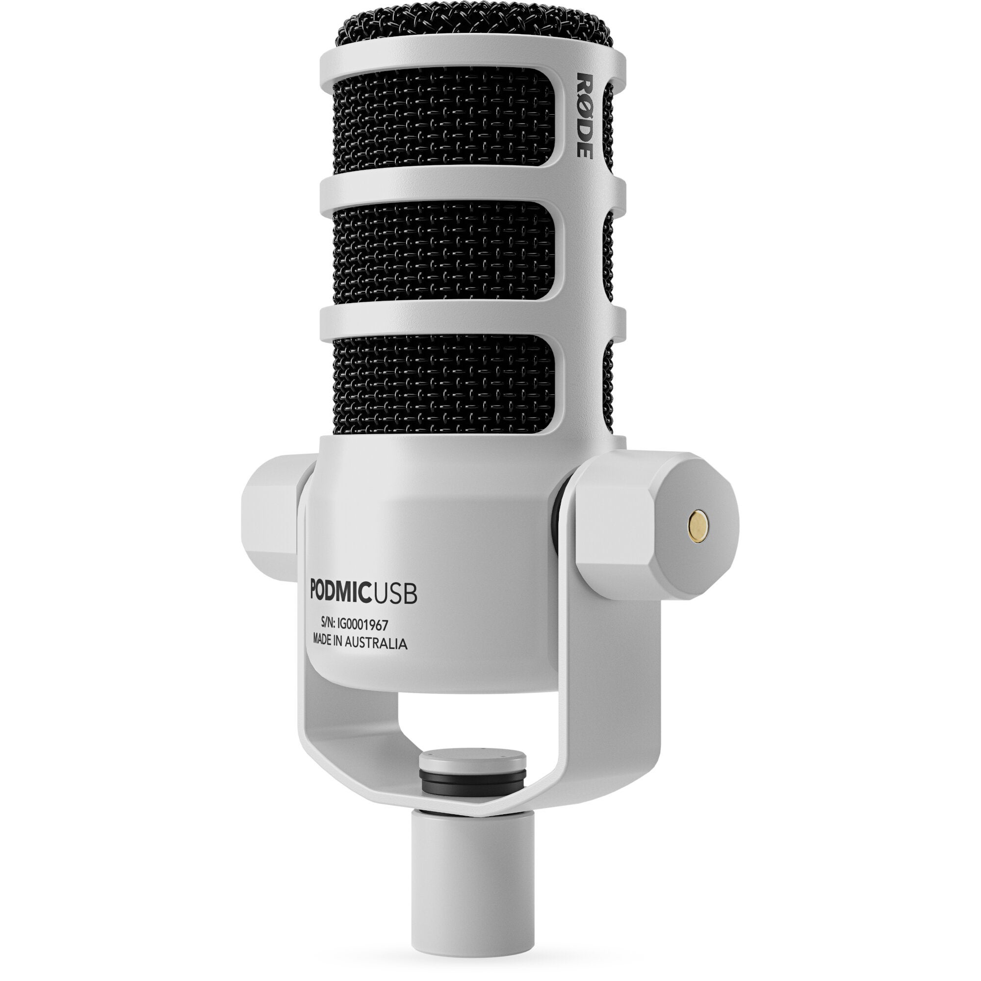 RØDE Podmic USB white broadcast microfoon