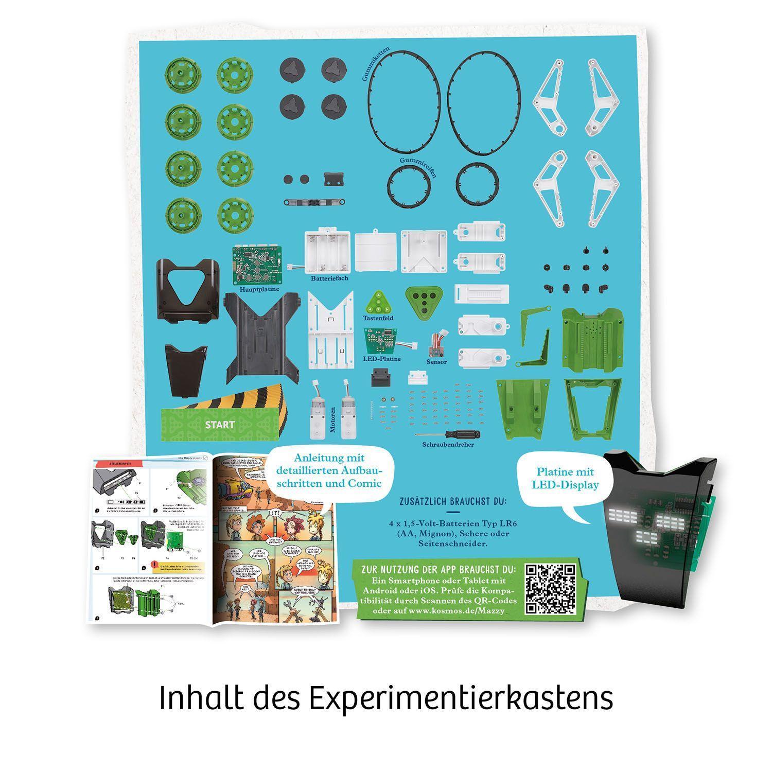 Experimentierkasten Mazzy – Dein smarter App-Roboter