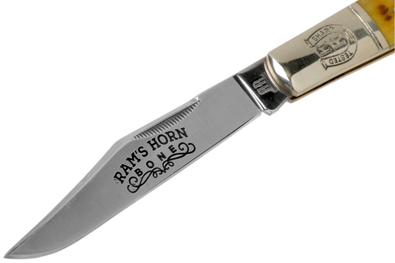 Rough Ryder Ram’s Horn Bone Big Daddy Barlow RR1595 zakmes