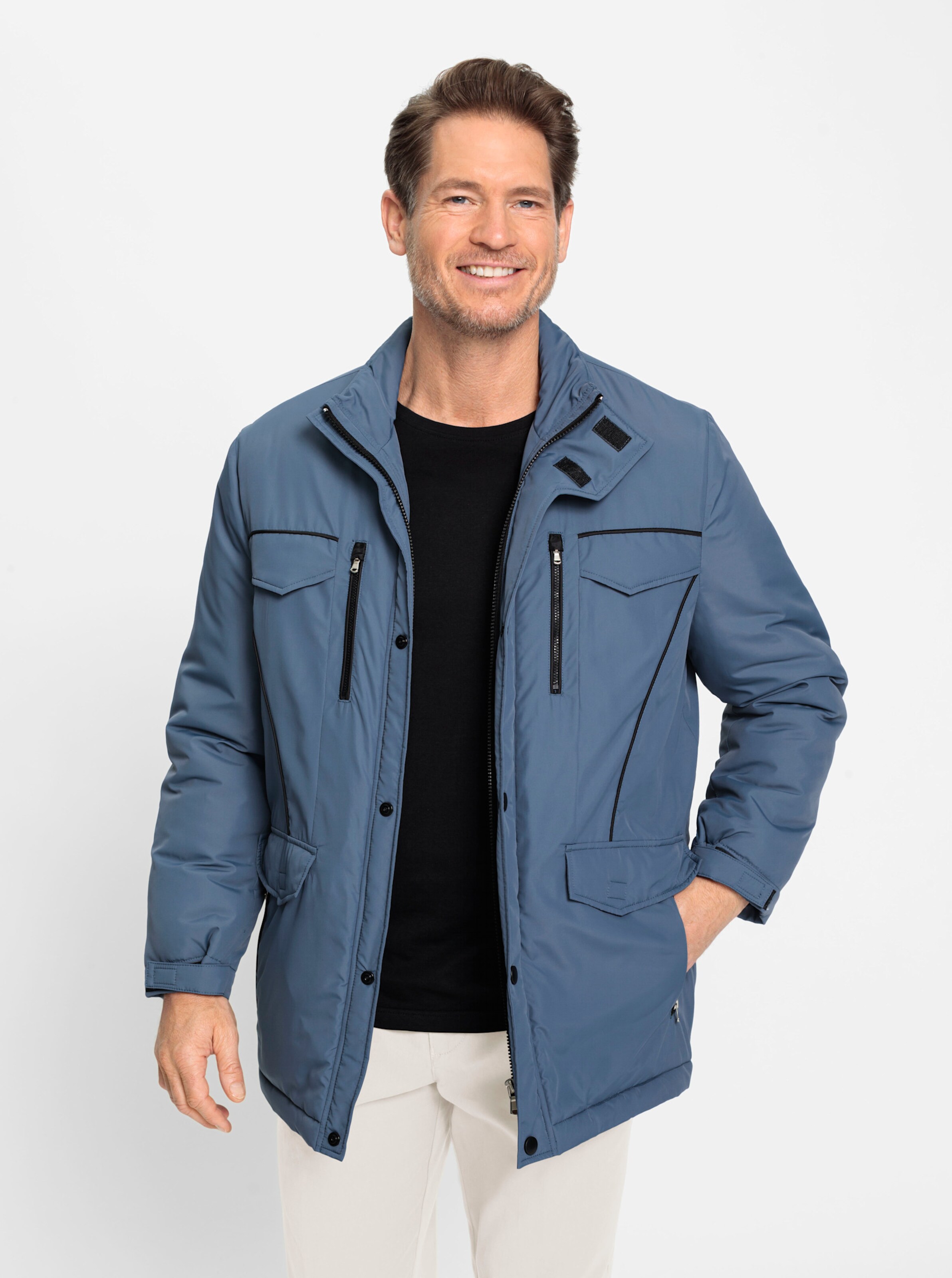 Catamaran Longjacke in rauchblau