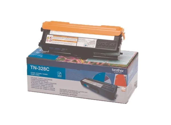 Brother TN328C - Cyan - original - tonerpatron - for Brother DCP-9270CDN, HL-4570CDW, HL-4570CDWT, MFC-9970CDW