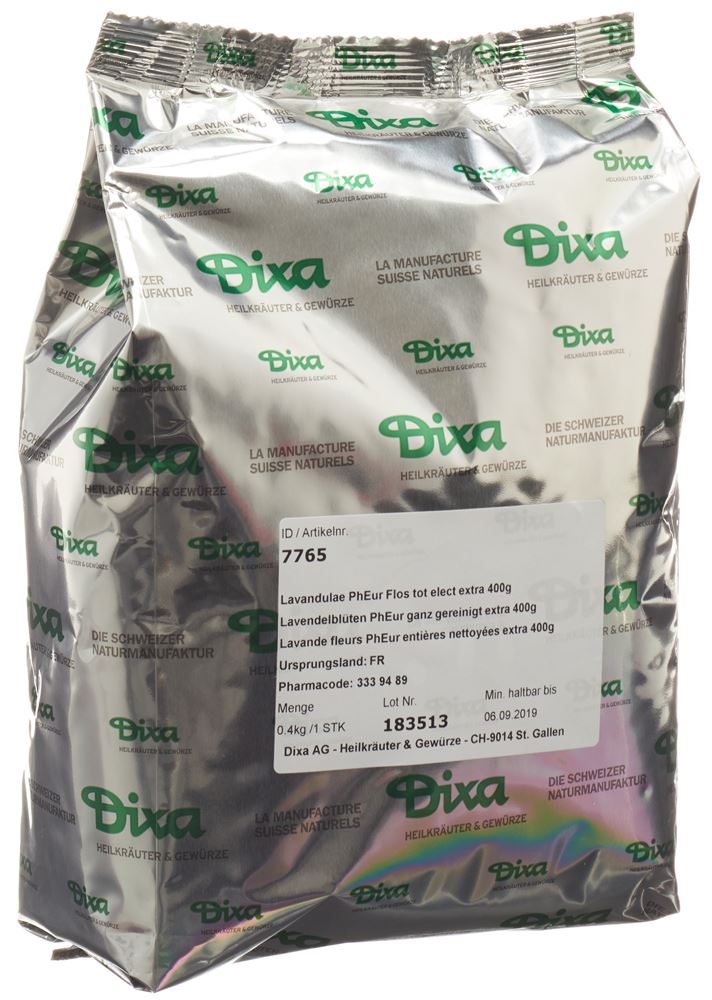 DIXA Lavendelblüten<br>400 g, PhEur ganz nachgereinigt extra