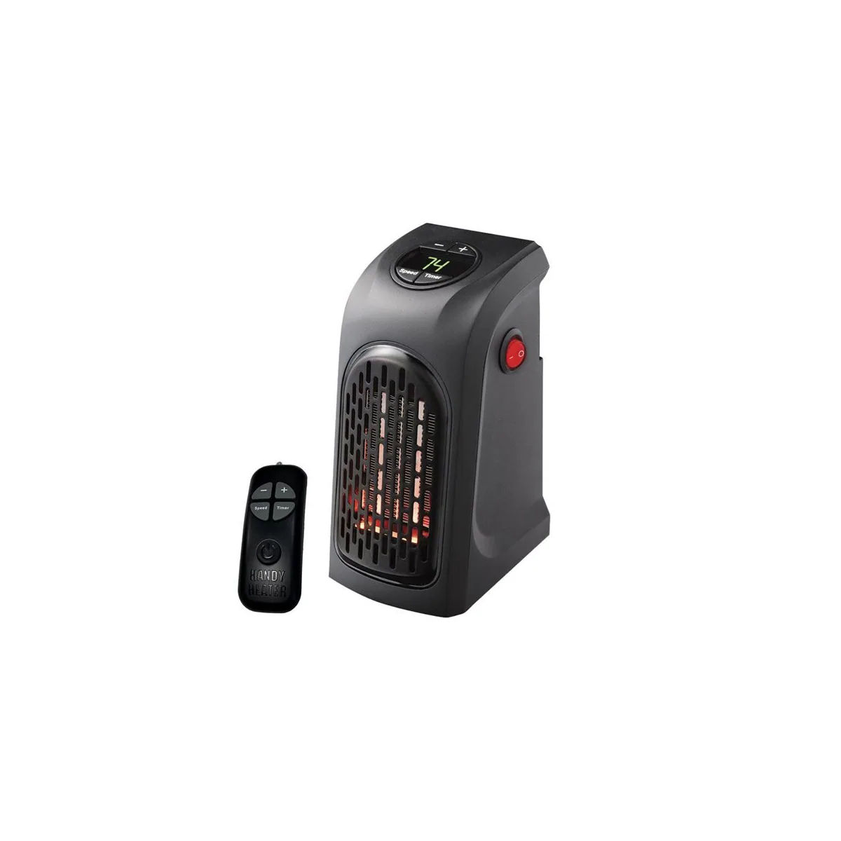Handy Heater - kompakt varmevifte med fjernkontroll