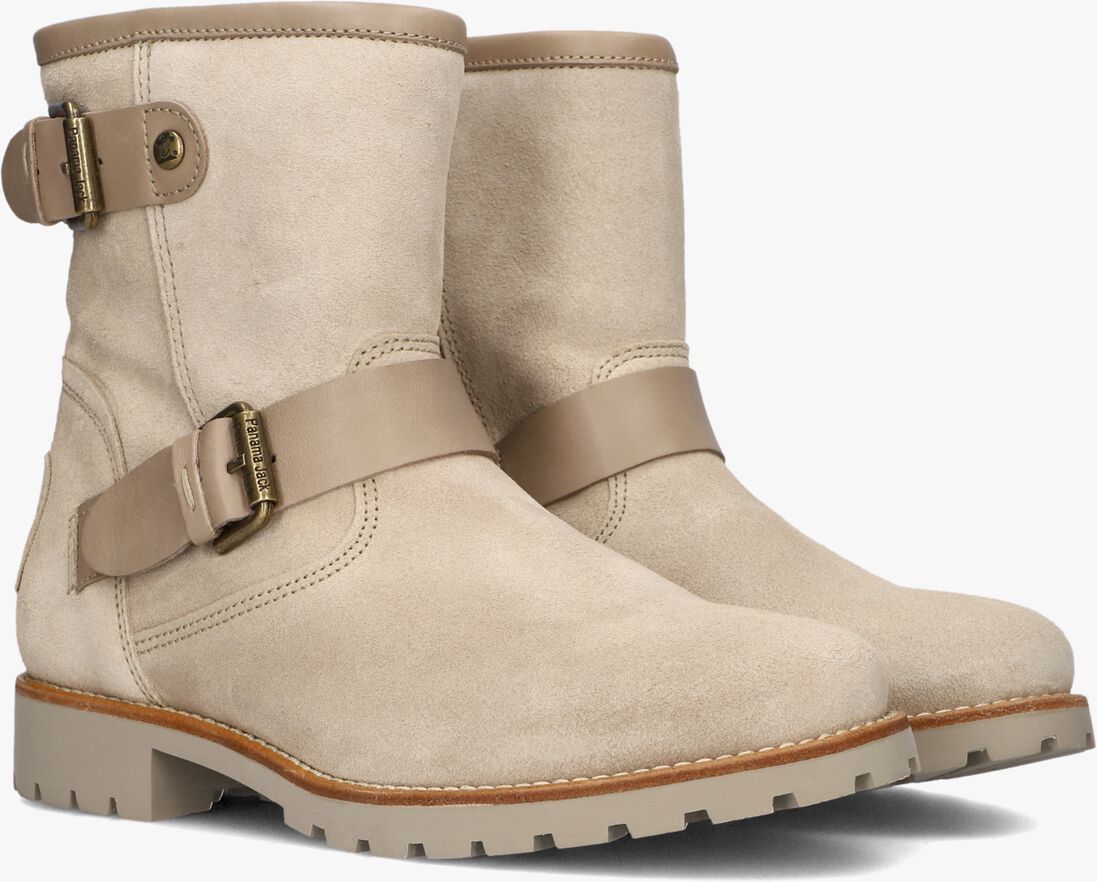 PANAMA JACK taupe panama jack biker boots felina b25