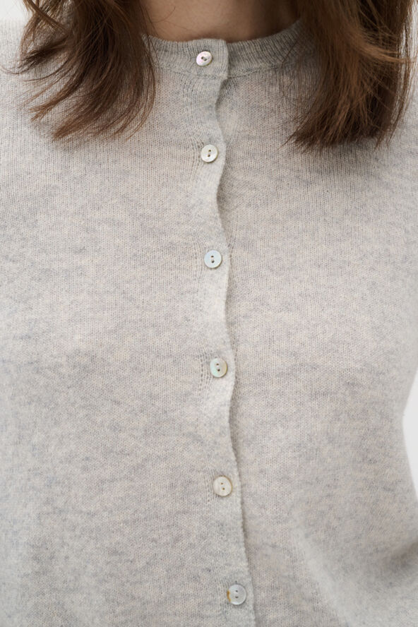 InWear LukkaIW Cardigan Premium - 100% Cashmere New light grey melange